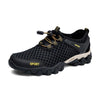 black hiking shoes